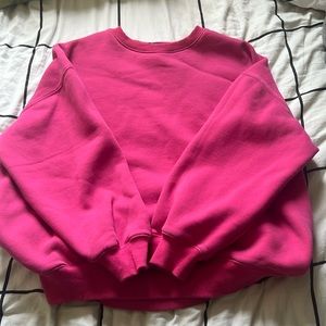 Oversized Pink Hoodie/ crewneck 🩷